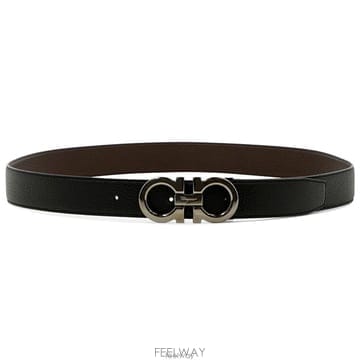 26 FW 페라가모 35mm 간치니 버클 리버시블 카프스킨레더 벨트 679710