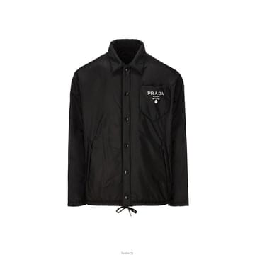 프라다 리나일론 패딩 자켓 블랙