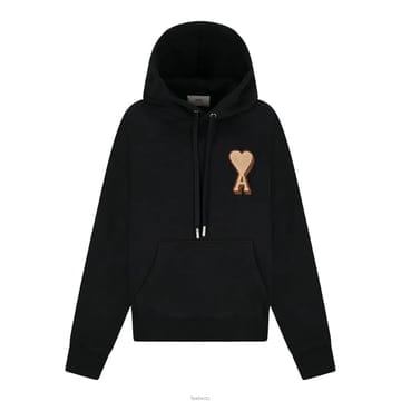 아미 드 꾀흐 후드 티셔츠 블랙
