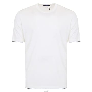 [국내/당일]25FW UMM0700 WHITE 키톤 울 니트 웨어 화이트 반팔티