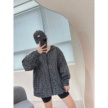 25SS N21 키즈 바람막이 자켓 N2104E-N0404 블랙 Boys 10,12,14,16Y
