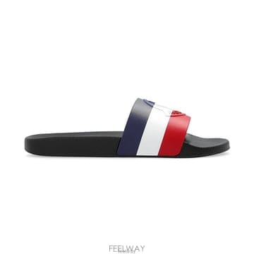 몽클레어 바질 로고 엠보싱 슬라이드