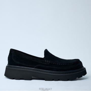26 FW 어그 Ascot Lug 애스콧 러그 스웨이드 로퍼 블랙 1172691 BLK