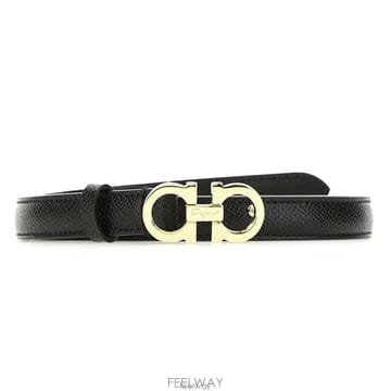 26 FW 페라가모 카프스킨 간치니 포인티드 팁 16mm 벨트 23B224