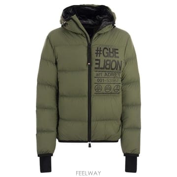 26 FW 몽클레어 그레노블 Adret 에드렛 로고 프린트 패딩 자켓 I20971A000515396F