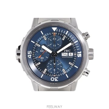 [탑타임] IWC 아쿠아타이머 크로노그래프 청판 쿠스토 한정판 IW376805