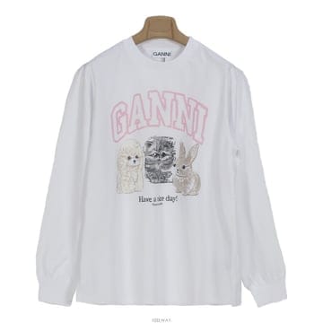 GANNI [������������] ���� ���� ��� ���� �ִϸ� �� ������ Ƽ T4275 151[������������] ���� ���� ��� ���� �ִϸ� �� ������ Ƽ