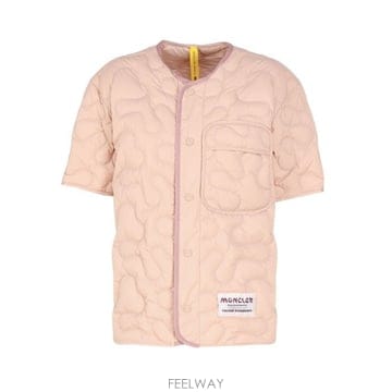 26 FW 몽클레어 지니어스 x 살레헤 벰버리 패디드 셔츠 핑크 2F00002M3224