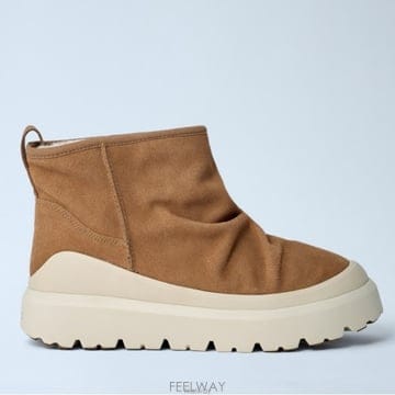 26 FW 어그 Heritage Utility 헤리티지 유틸리티 스웨이드 미니 부츠 카멜 1173811 CW