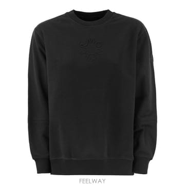 26 FW 몽클레어 로고 엠보싱 크루넥 롱슬리브 스웨트셔츠 블랙 8G00006809KR