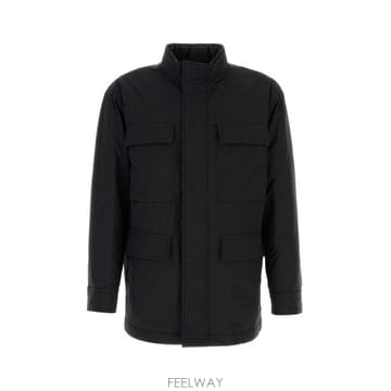 26 FW 페라가모 네로 버진 울 블렌드 롱슬리브 패딩 재킷 144852785752