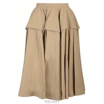 보테가베네타 컴팩트 A라인 스커트