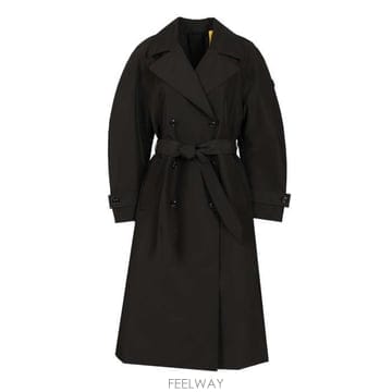 26 FW 몽클레어 지니어스 x 에드워드 에닌풀 제이크 롱 코트 블랙 K24031C00005M6518