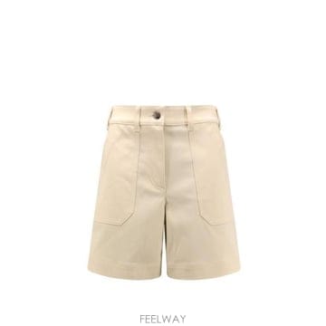 26 FW 몽클레어 로고 패치 포켓 코튼 블렌드 쇼츠 K10932B0000359858