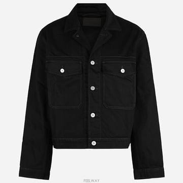 르메르 5F OW1188 LD1055 BK999 데님 트러커 자켓 블랙