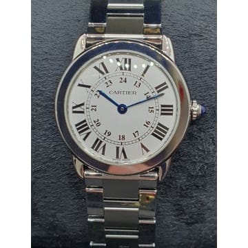 Cartier Ư�� Cartier ��쿡 Ronde Solo �յ� �ַ� 29mm ��ƿƯ�� Cartier ��쿡 Ronde Solo �յ� �ַ� 29mm ��ƿ