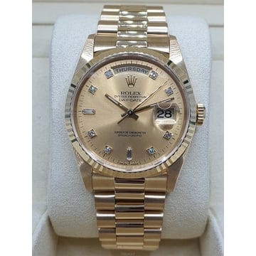 특가 ROLEX 롤렉스 18K YG 18238A 데이데이트 오리지날 다이아 상태굿