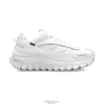 26 FW 몽클레어 트레일그립 GTX 드로우스트링 레이스업 스니커즈 화이트 K209A4M00330