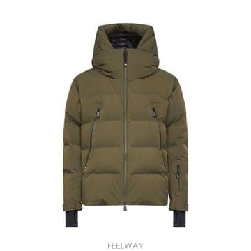 26 FW 몽클레어 그레노블 지퍼업 패딩 코트 그린 K20971A00027597S5