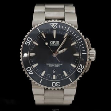 오리스 애커스 데이트 스틸 청판 43mm