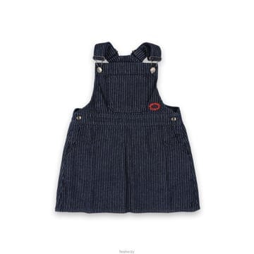 디몬트)보보쇼즈 키즈 데님 멜빵 원피스 B225AC092 411