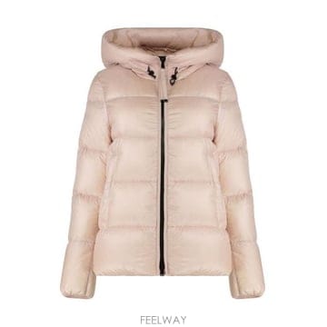 26 FW 몽클레어 Serittes 세리테스 지퍼업 퍼퍼 자켓 핑크 K20931A00068597YG