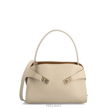 26 FW 페라가모 허그 지퍼드 카프 스킨 탑핸들 스몰 숄더백 219816780594