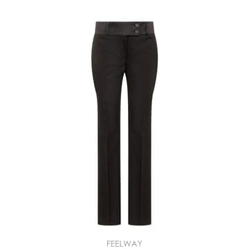 26 FW 페라가모 네로 버진울 스트레이트 레그 테일러드 팬츠 13C8790770080