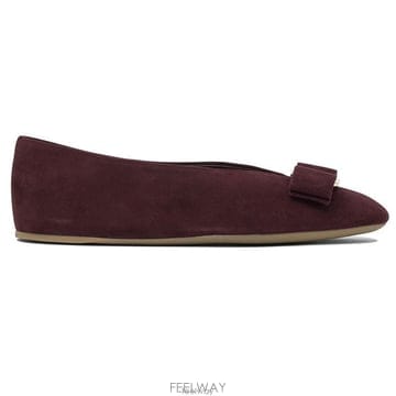 26 FW 페라가모 바라 Vara 보우 5mm 발레 플랫 슈즈 0785474