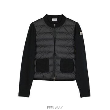 슈퍼럭스* 몽클레르 우먼 패딩 울 집업 가디건 블랙 9B00036 M1131 999
