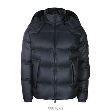 26 FW 몽클레어 Couyere 쿠에르 후드 숏 다운 패딩 블랙 1A00158597XQ