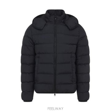 26 FW 몽클레어 후디드 지퍼 클로저 패딩 자켓 블랙 K20911A00224597YW