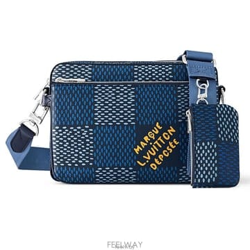 Louis Vuitton 26 FW ���̺��� Trio Ʈ���� ��ũ���� üĿ���� ���̺긮�� �Ĺ��� �޽�����26 FW ���̺��� Trio Ʈ���� ��ũ���� üĿ���� ���̺긮