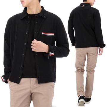 Thom Browne ������ ����� ��ư ī�� �޸��� �� ����� MKL007B Y1051 001������ ����� ��ư ī�� �޸��� �� ����� MKL007B Y10