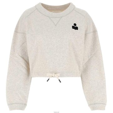 이자벨마랑 25FW MARGO 크롭 맨투맨 에쿠르 SW0005FA A1M07E 23EC