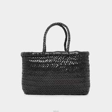 (공식수입)드래곤디퓨전 26FW 미니 플랫 고라 여성 토트백 8809 BLACK