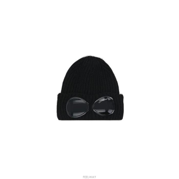 26 FW CP컴퍼니 고글 디테일 니트 울퓨어 비니 블랙 RFCMAC742A005509A
