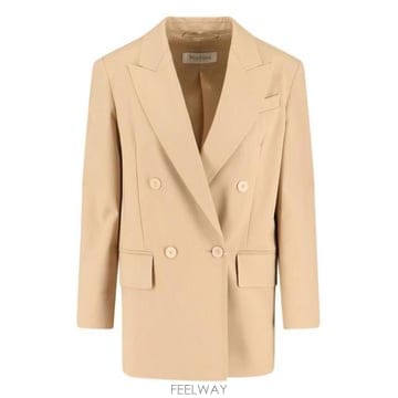 26 FW 막스마라 Suez 수에즈 더블브레스트 코튼 테일러드 블레이저 2521046071600