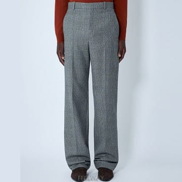 26 FW 생로랑 프린스 오브 웨일스 와이드 울 블랜드 844153 Y5H54 1095