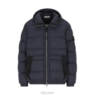 26 FW 스톤 아일랜드 집업 패딩 자켓 블루 K2S154100040S0028