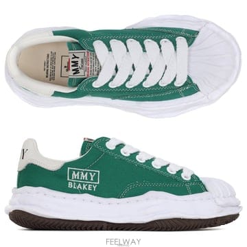 미하라야스히로 블레이키 캔버스 스니커즈 A08FW735 CLEAR GREEN