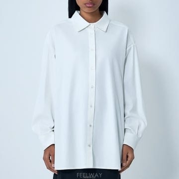 26 FW 더로우 Luka 루카 클래식 칼라 코튼 포플린 셔츠 5648 W3670 WHT