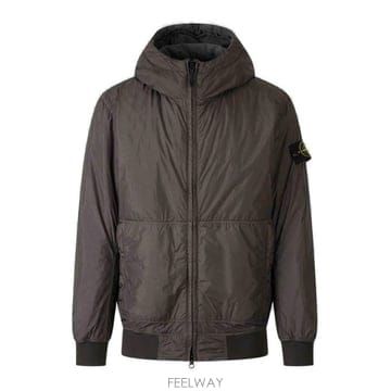 26 FW 스톤 아일랜드 로고 패치 집업 후드 자켓 그레이 K2S154100013S0A23
