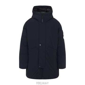 26 FW 스톤 아일랜드 로고 패치 후디드 자켓 블루 K2S157100008S0026