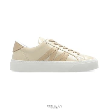 26 FW 몽클레어 Monaco 모나코 M 트레이너 스니커즈 베이지 J209B4M00140M4496