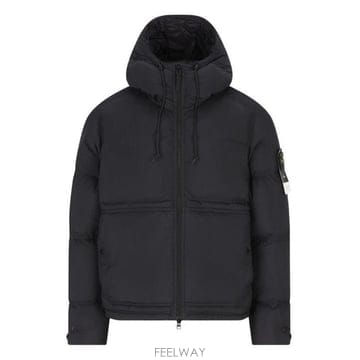 26 FW 스톤 아일랜드 드로우스트링 후드 퍼퍼 자켓 블랙 K2S154100019S0182