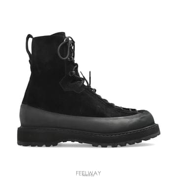 26 FW 스톤 아일랜드 컴패스 패치 하이킹 부츠 블랙 K2SFWS100110S0172