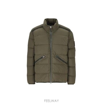 스톤 아일랜드 나일론 스트레치 다운 자켓