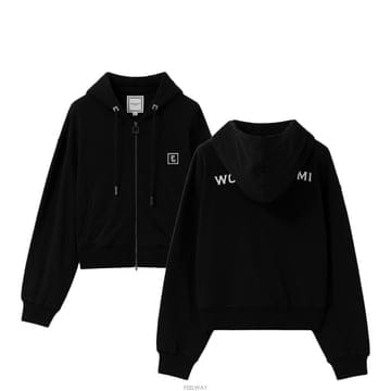 25FW 우영미 여성 백로고 후드 집업 (세일!!) M253TS47