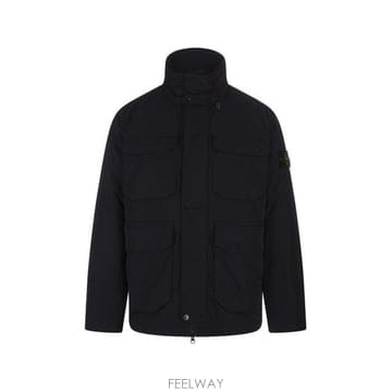 26 FW 스톤 아일랜드 콤파스 배지 퍼넬넥 퍼퍼 자켓 네이비 811543626